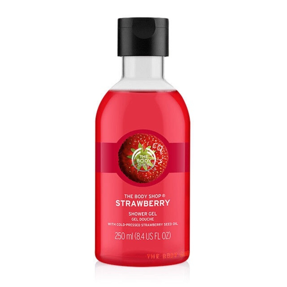 NWT The body shop strawberry shower gel